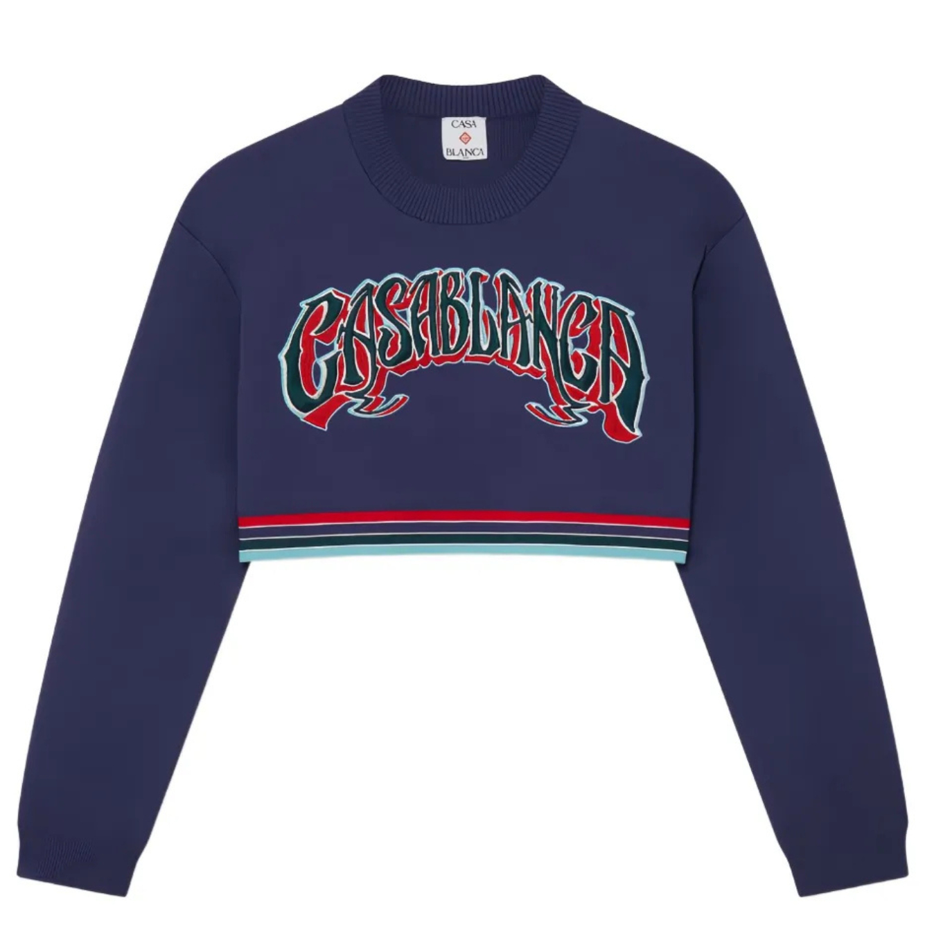 [Casablanca] Sweatshirt CO WS25KW98201-MIXNAVY