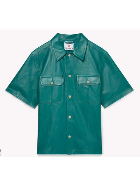 [Casablanca] Shirts Short Sleeve CO MS25SH17601-DARKGREEN