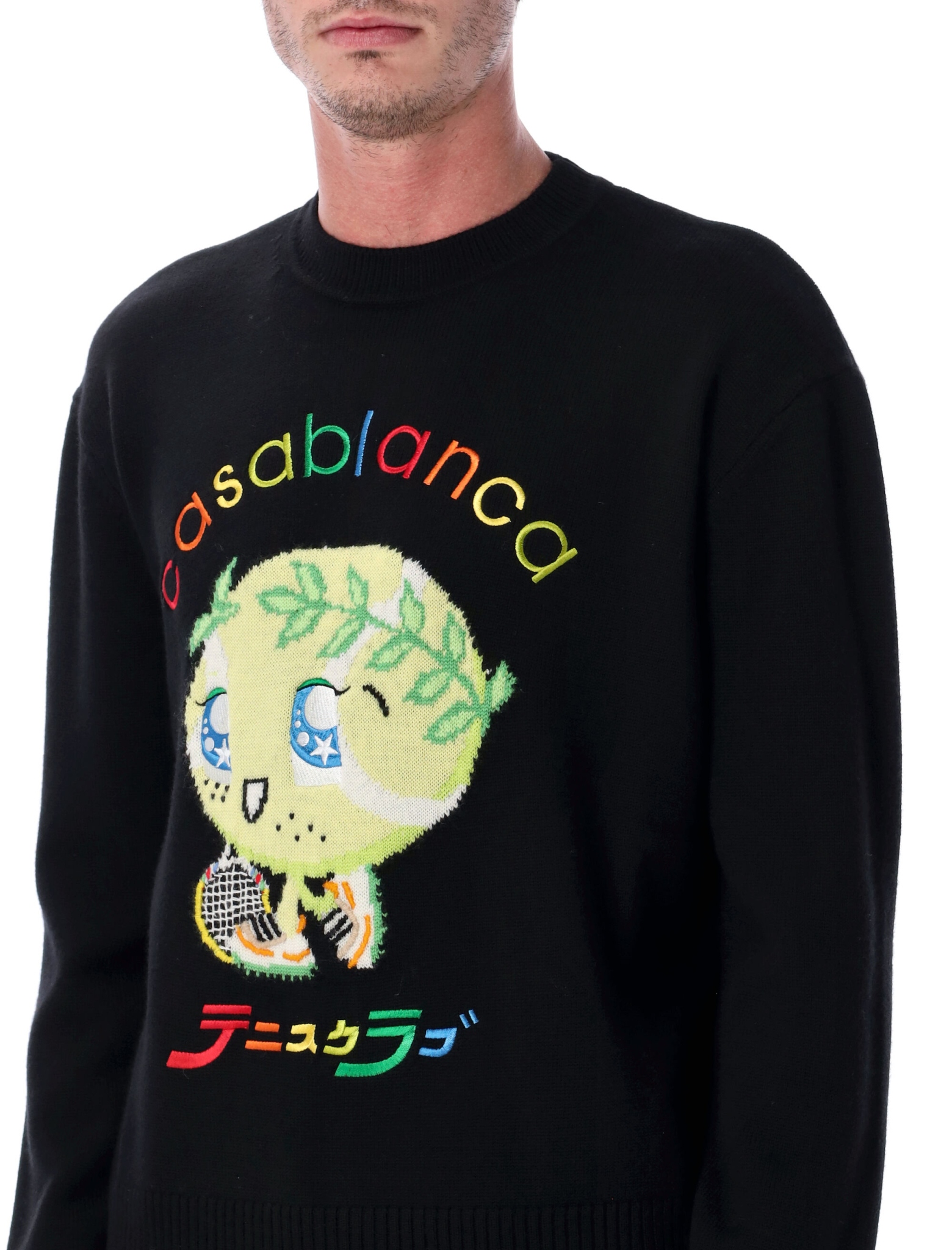 [Casablanca] Knitwear FW25 M-AW25-KW-1099-01KAWAII