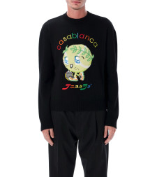 [Casablanca] Knitwear FW25 M-AW25-KW-1099-01KAWAII