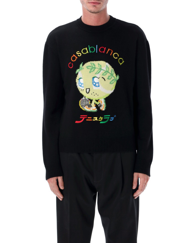 [Casablanca] Knitwear FW25 M-AW25-KW-1099-01KAWAII