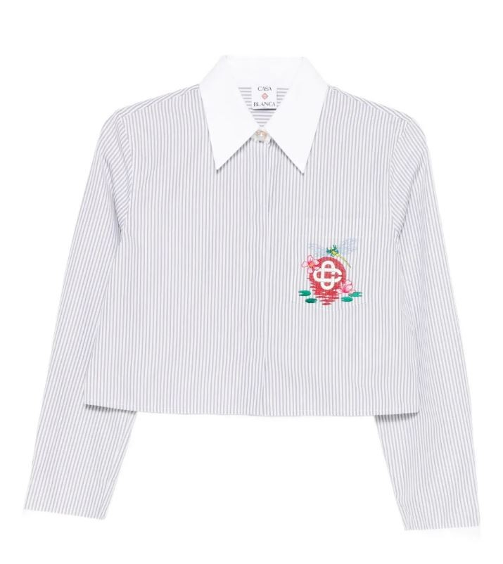 [Casablanca] Shirts Long Sleeve FW25 WAW25SH21901-WHITE