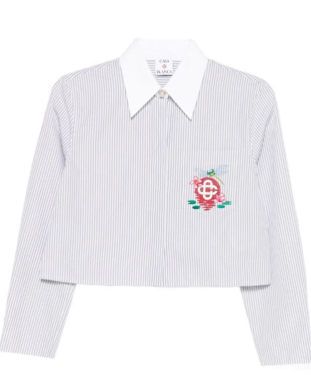 [Casablanca] Shirts Long Sleeve FW25 WAW25SH21901-WHITE