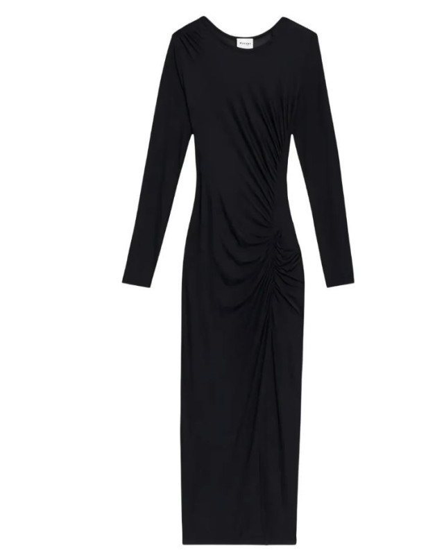 [Isabel Marant] Long sleeve dress FW25 RO0349FB-C3K01E01BK