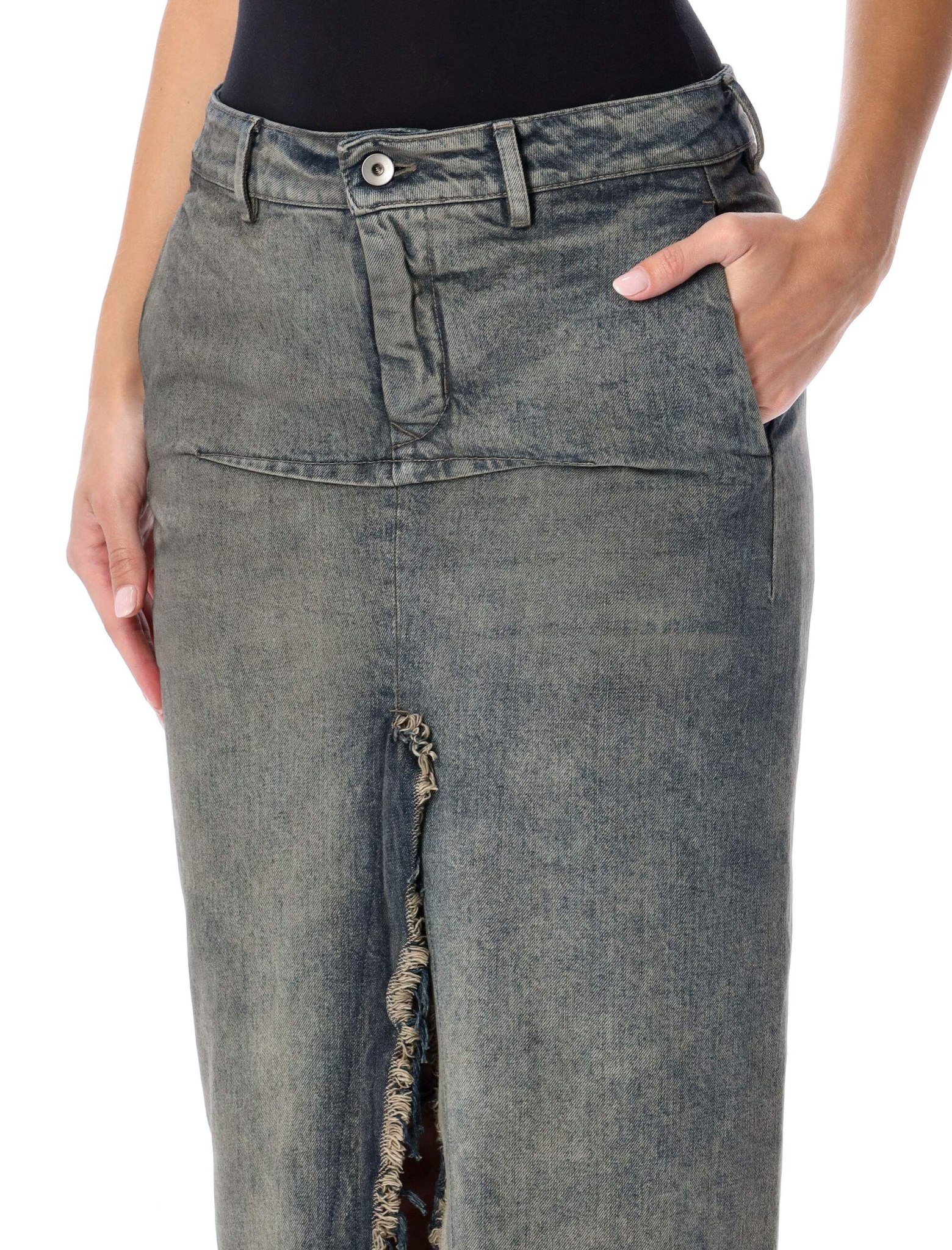 [Rick Owens] Long skirt FW25 RO02E4393DWG76