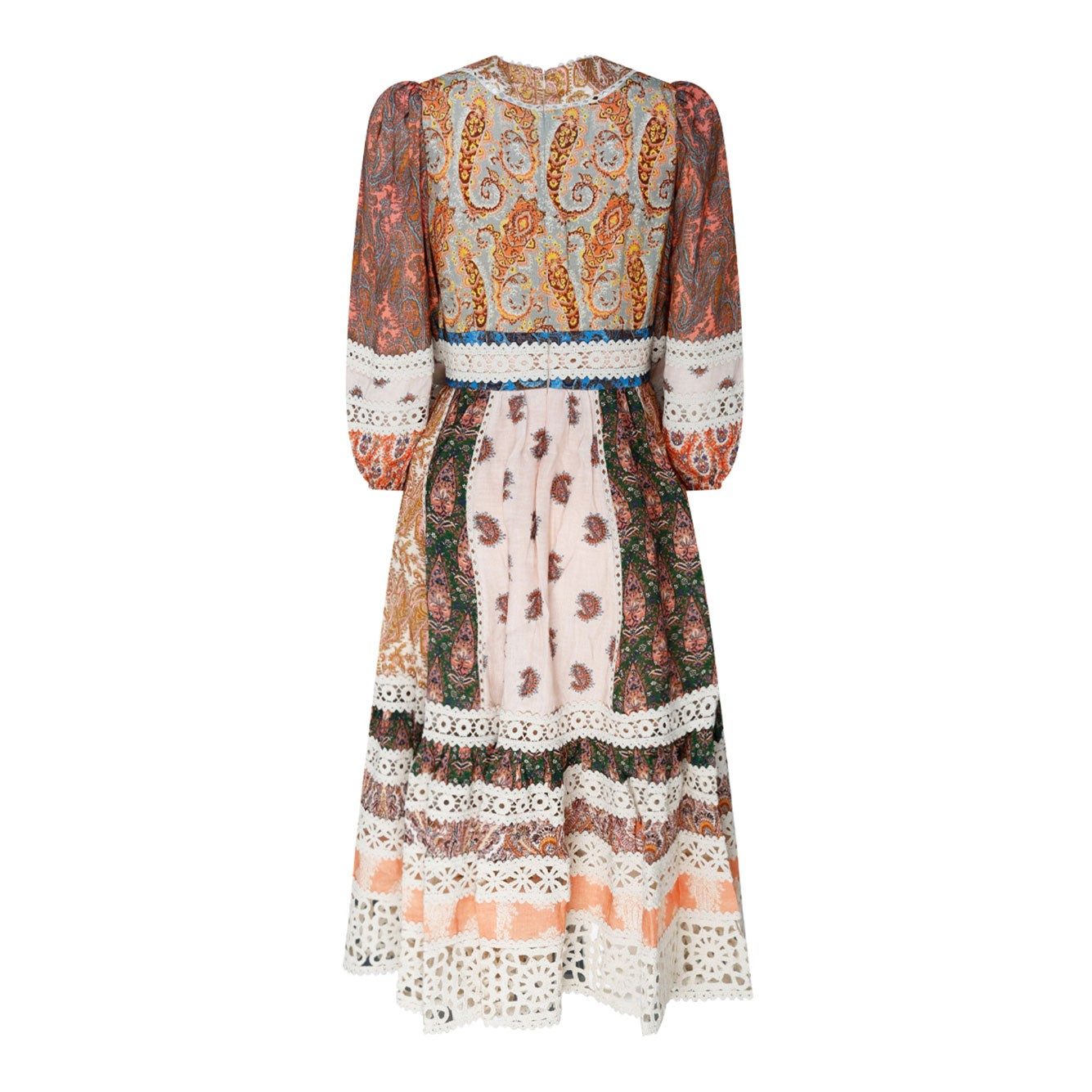 [Zimmermann] Long sleeve dress CO 6763DSS231-SPLICEDPAISLEY
