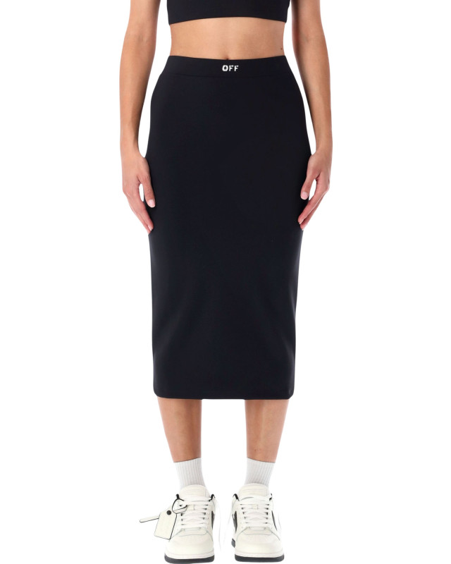 [Off-White™] Midi skirt FW25 OWCW00PF25JER0011001