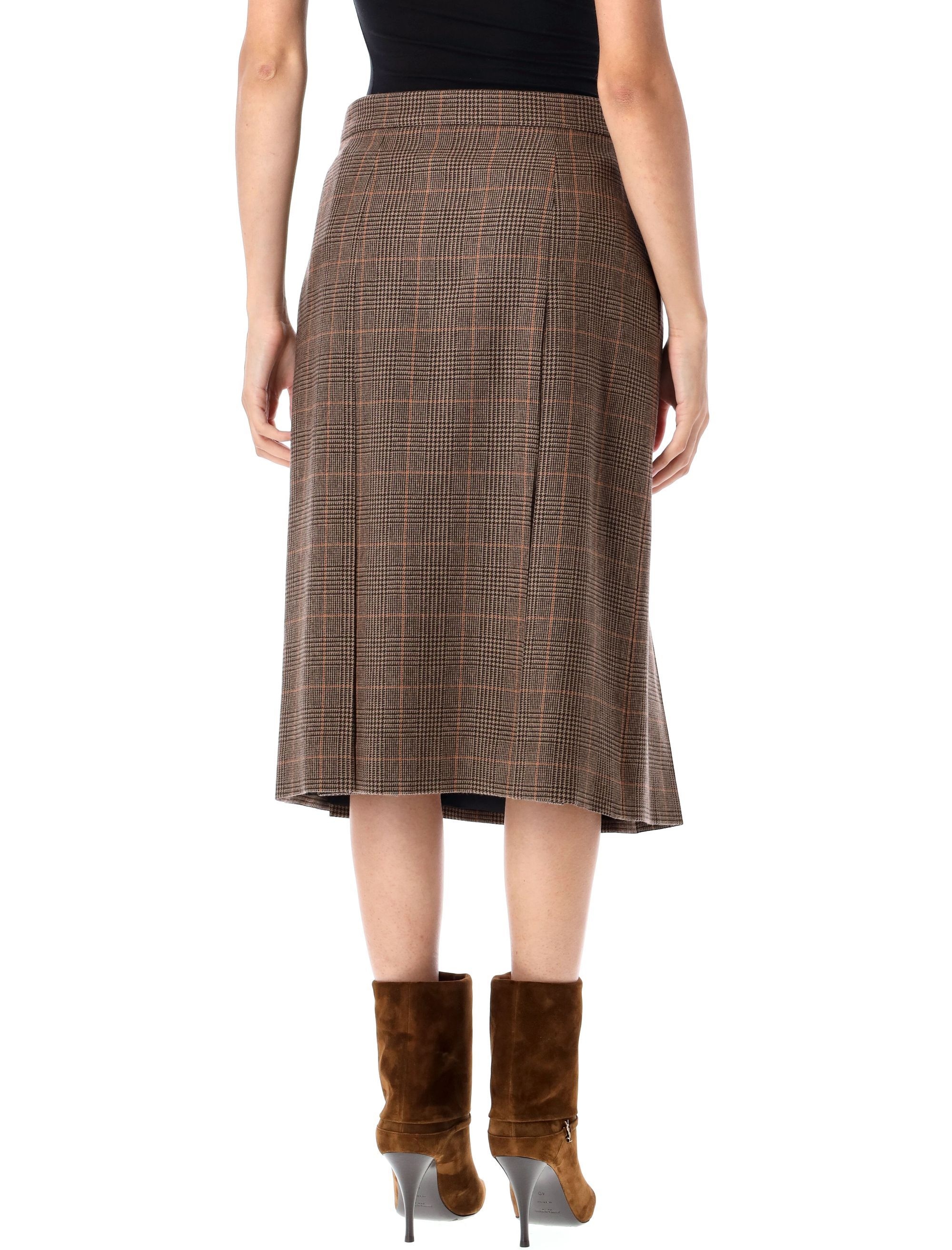 [Saint Laurent] Midi skirt FW25 831068Y3J459217