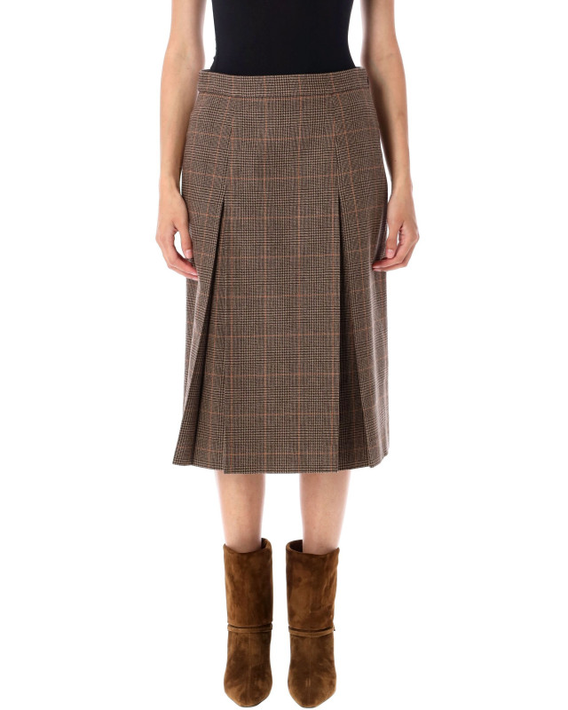 [Saint Laurent] Midi skirt FW25 831068Y3J459217