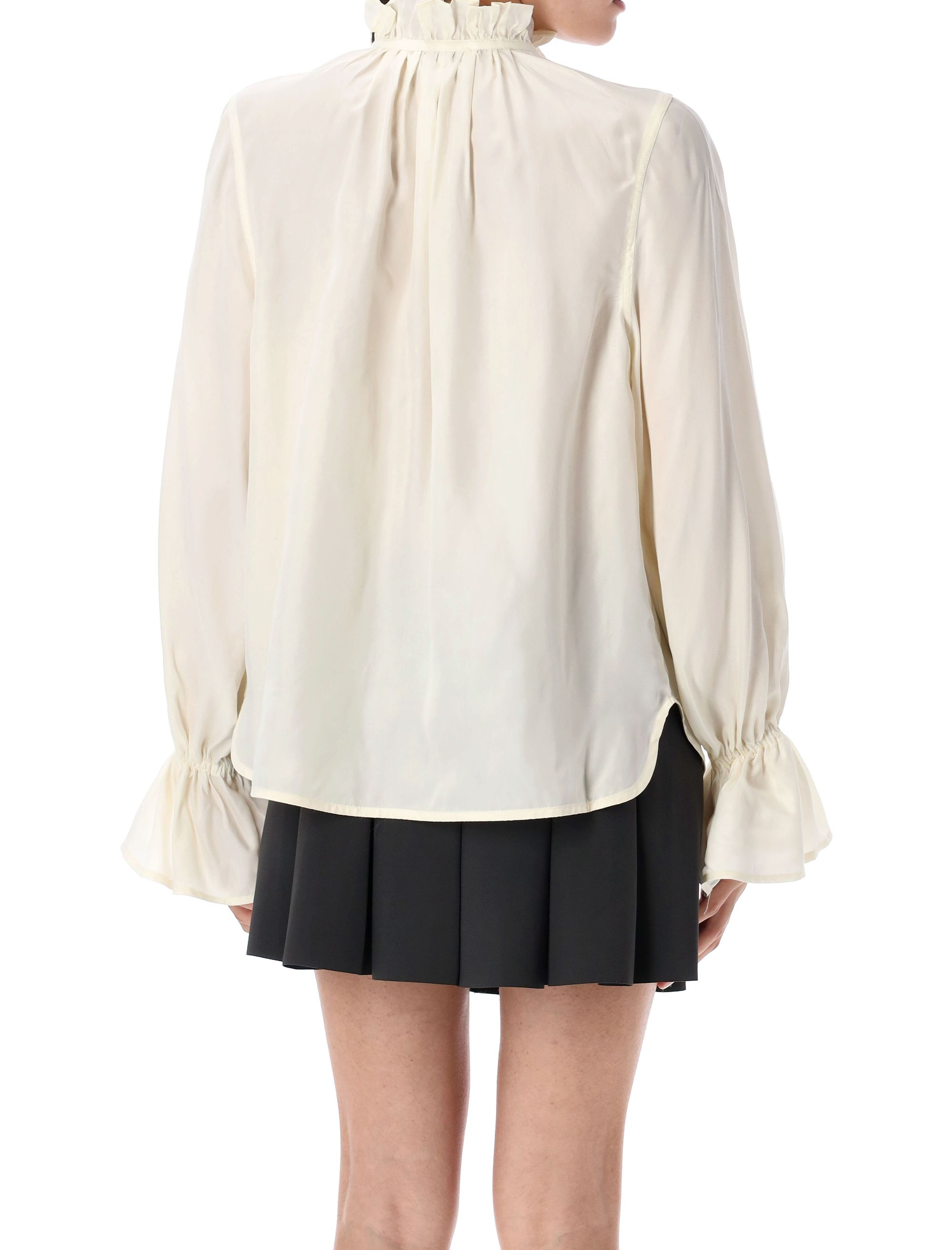[GANNI] Shirts Long Sleeve FW25 W09287071135