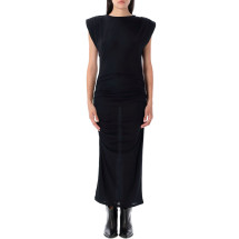 [Marant Etoile] Sleeveless dress FW25 RO0802FAC3K01E01BK