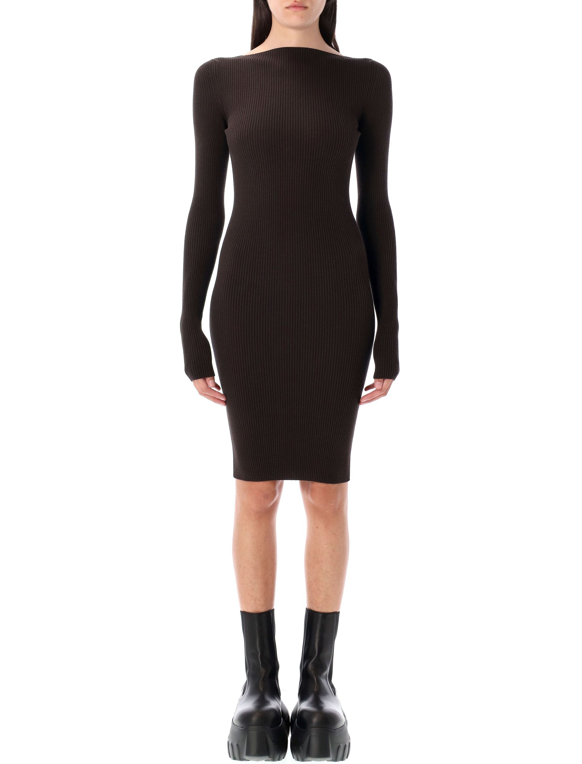 [Rick Owens] Long sleeve dress FW25 RP02E4616RIBVI04