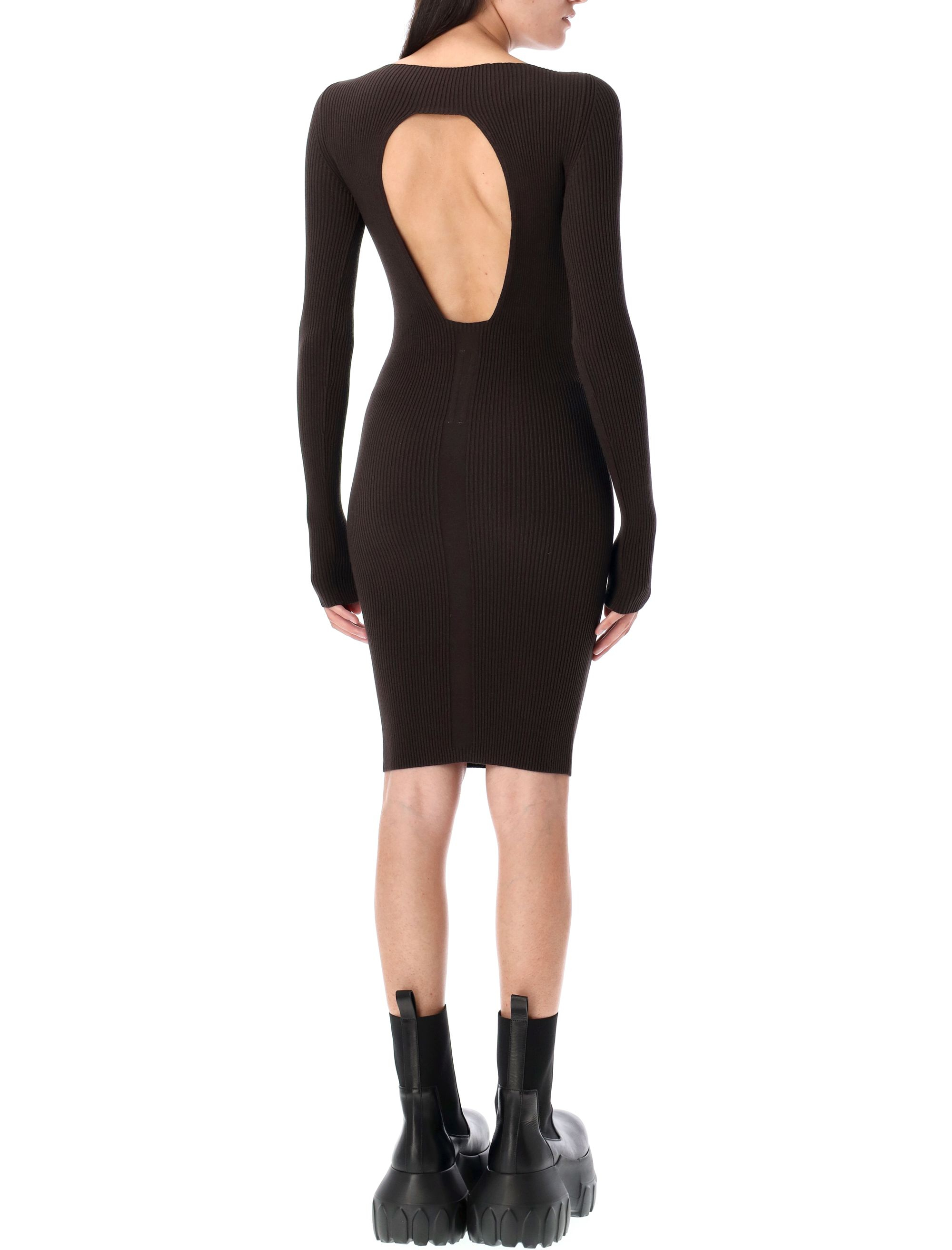 [Rick Owens] Long sleeve dress FW25 RP02E4616RIBVI04