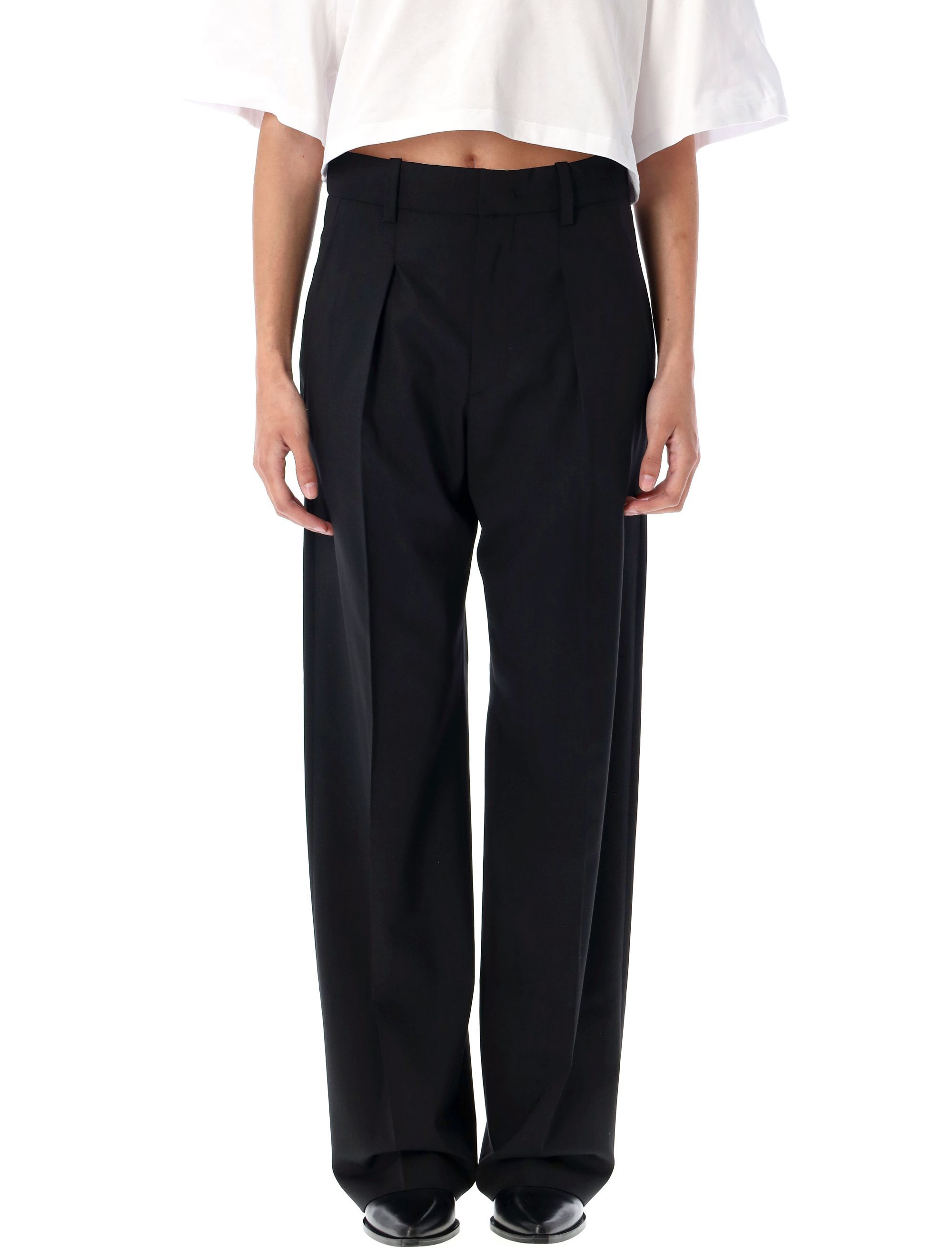 [Isabel Marant] Trousers FW25 PA0569FBB1F01I01BK