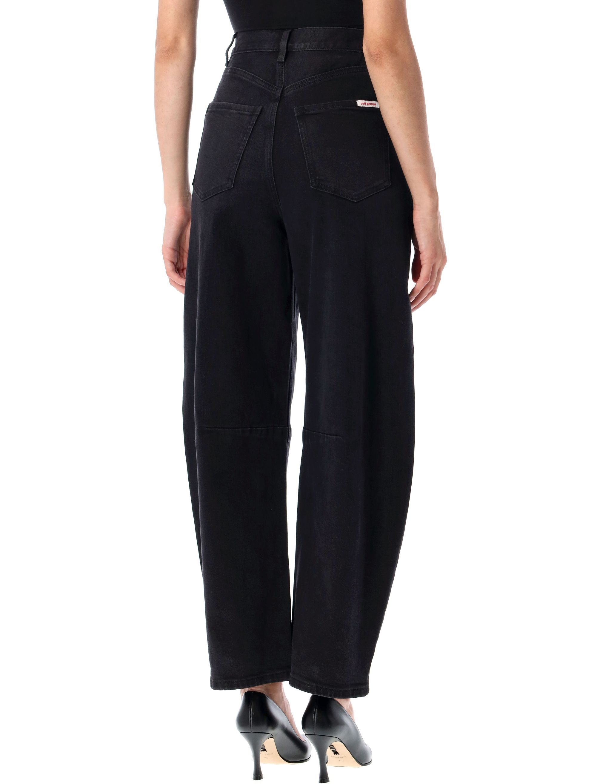 [SELF PORTRAIT] Jeans FW25 PF25827PBBLACK