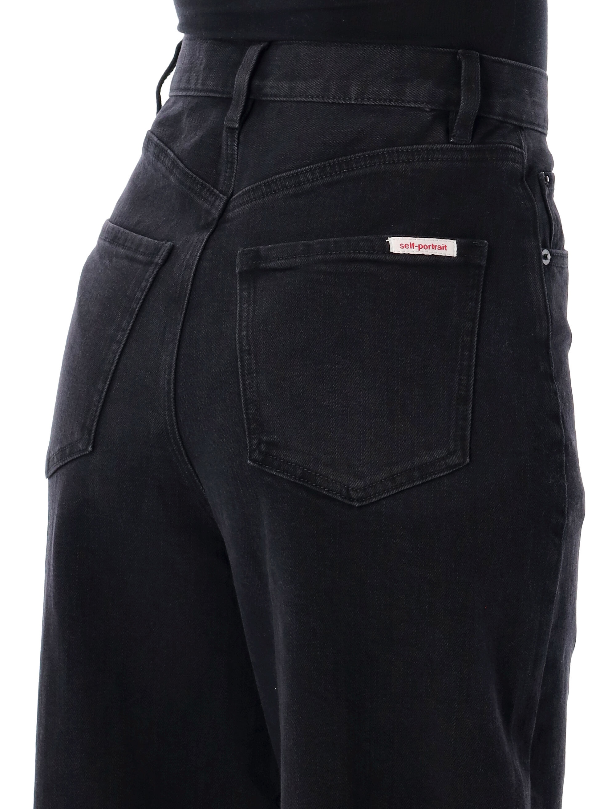 [SELF PORTRAIT] Jeans FW25 PF25827PBBLACK