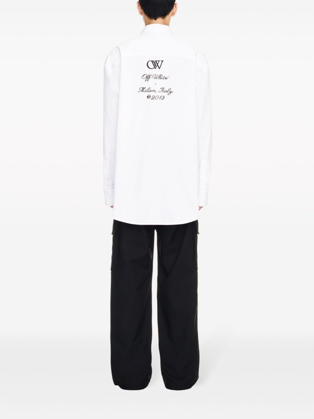 [Off White] Shirts Long Sleeve SS24 OMGE004S24FAB0020110