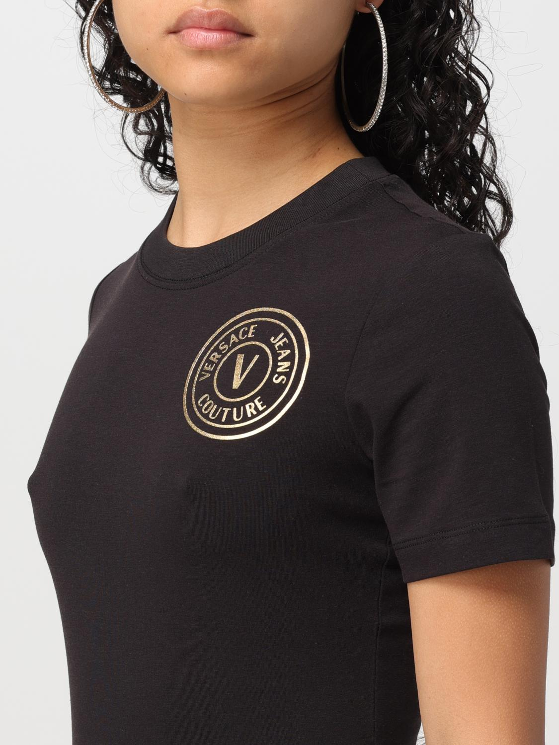 [VERSACE JEANS COUTURE] Short sleeve dress SS24 76HAOT02CJ03T G89