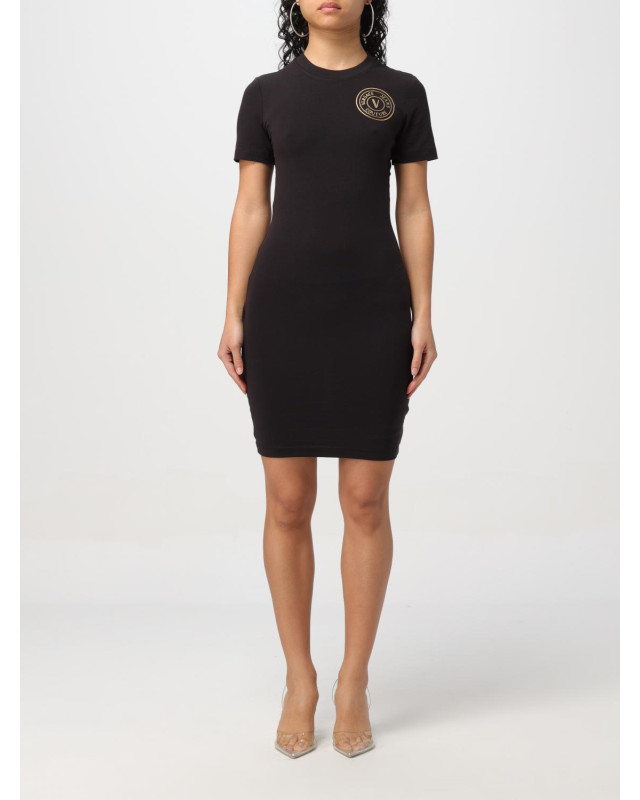 [VERSACE JEANS COUTURE] Short sleeve dress SS24 76HAOT02CJ03T G89