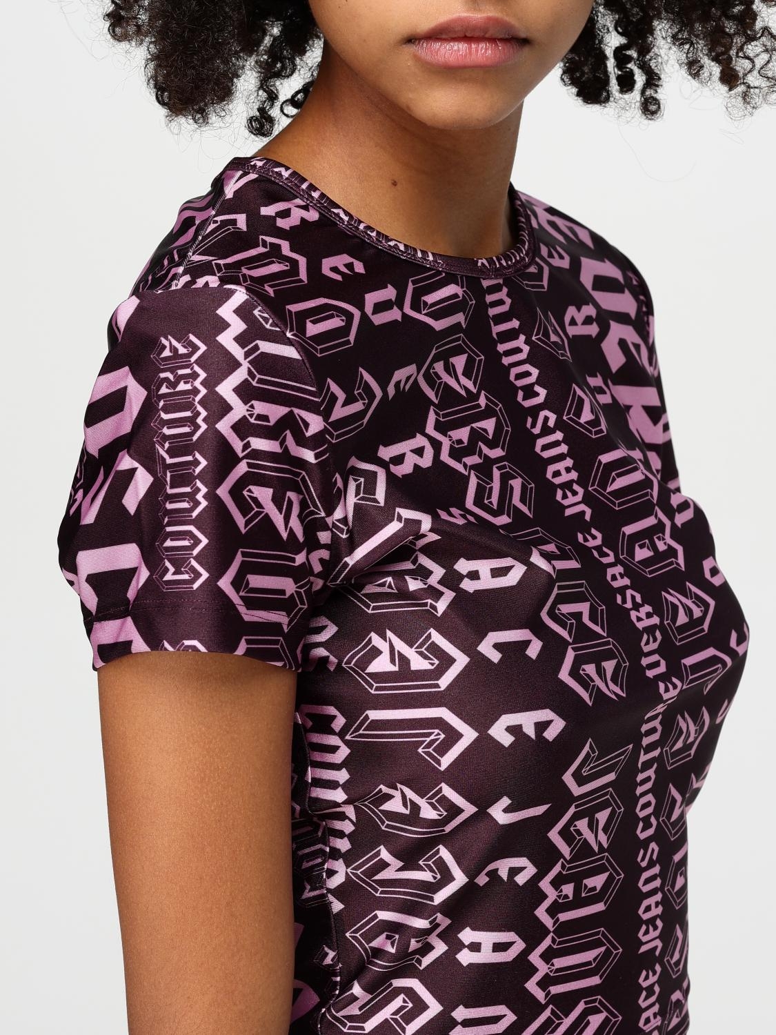 [VERSACE JEANS COUTURE] T-shirts Short Sleeve FW24 77HAH6A2JS406 R06