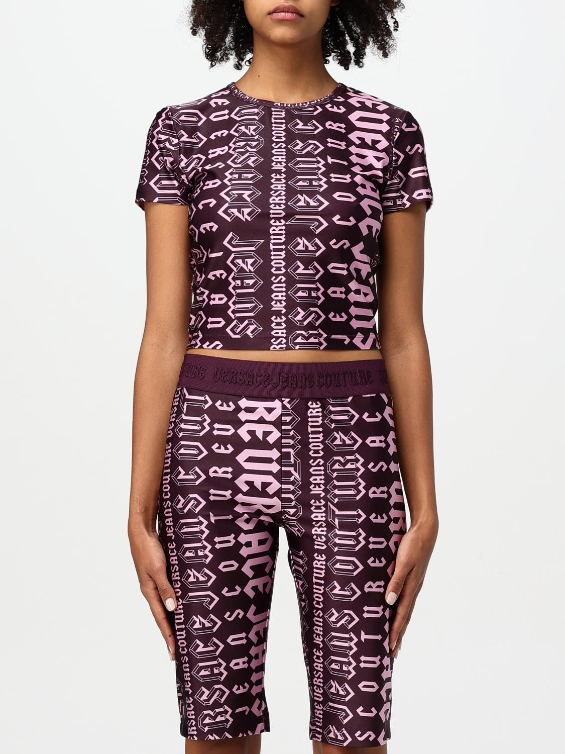 [VERSACE JEANS COUTURE] T-shirts Short Sleeve FW24 77HAH6A2JS406 R06