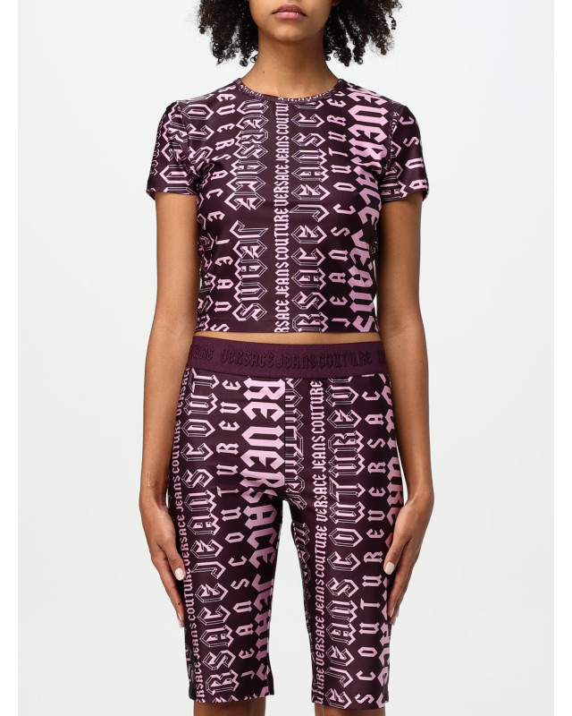 [VERSACE JEANS COUTURE] T-shirts Short Sleeve FW24 77HAH6A2JS406 R06