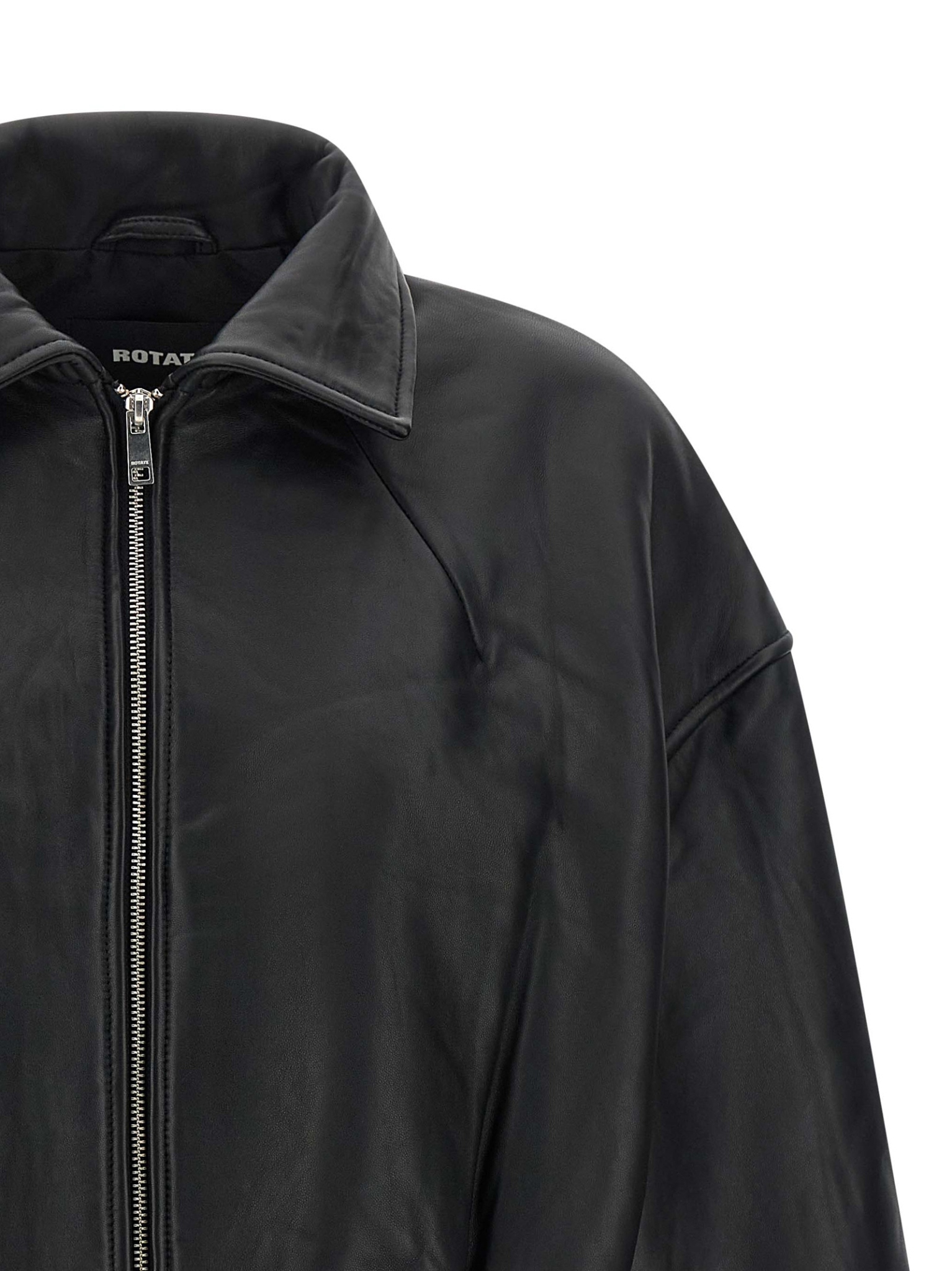 [Rotate Birger Christensen] Leather Jacket FW26 116544100100