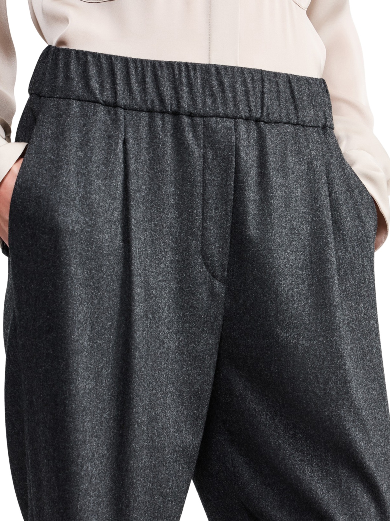 [Giorgio Armani] Trousers FW26 GW003476TE10537U8131 SWAMP