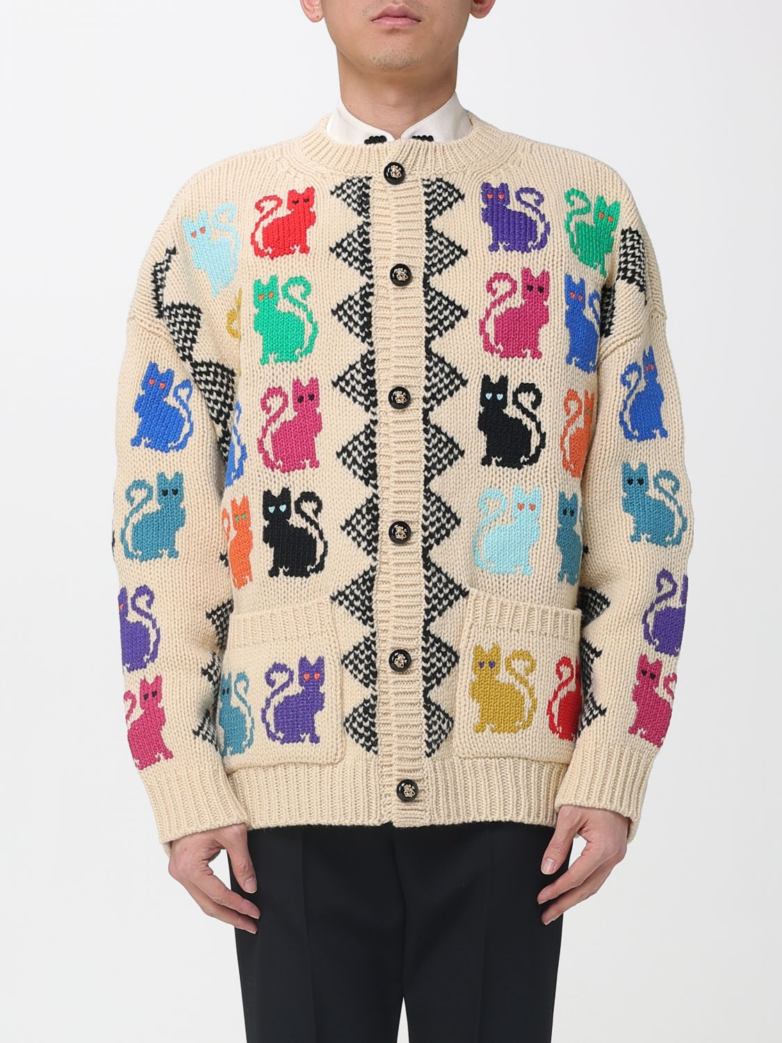[Valentino] Cardigan SS26 8V3KA06CBBK M12