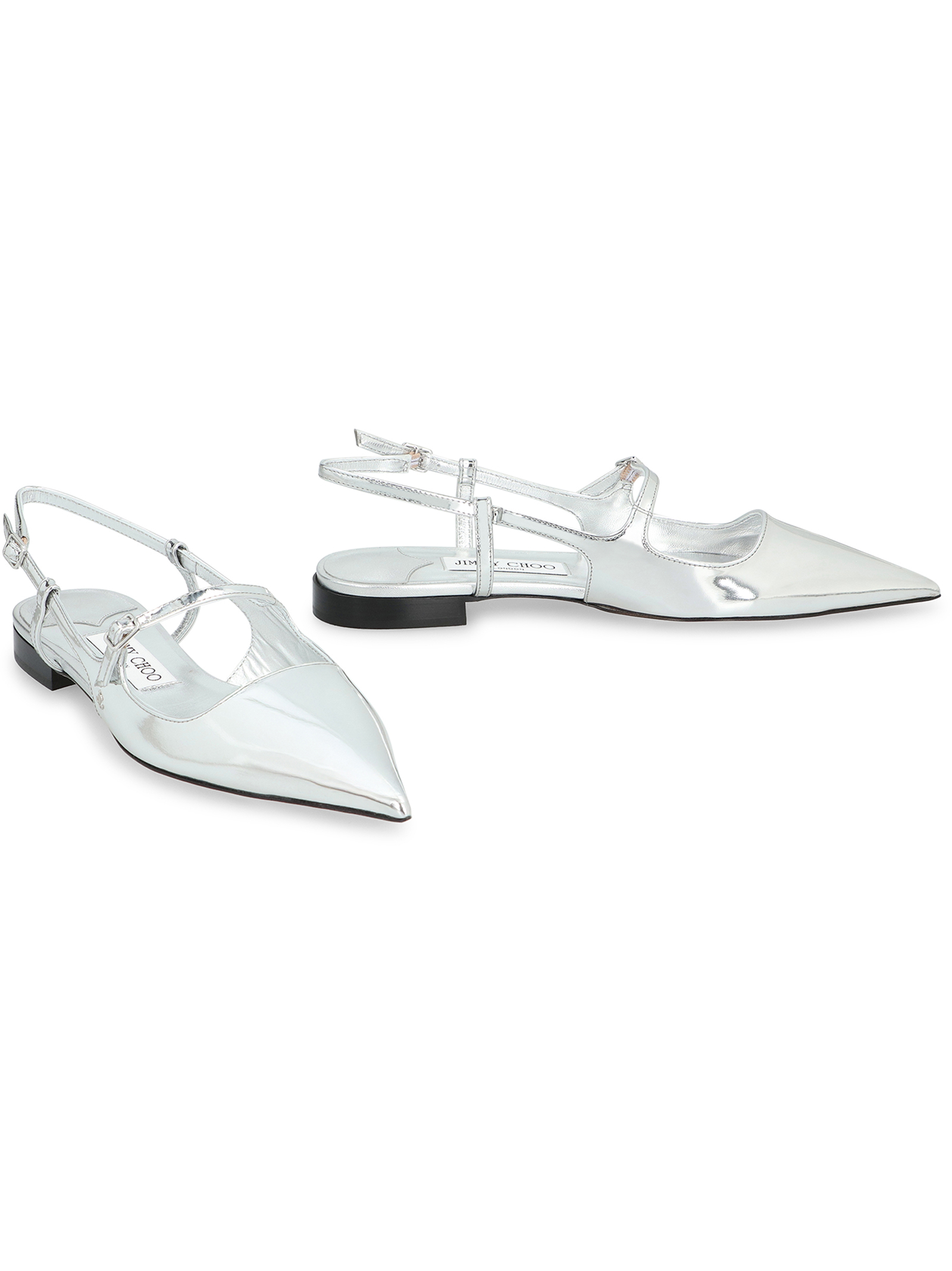 [Jimmy Choo] Flat shoes SS25 DIDIFLATQUI_SILVER