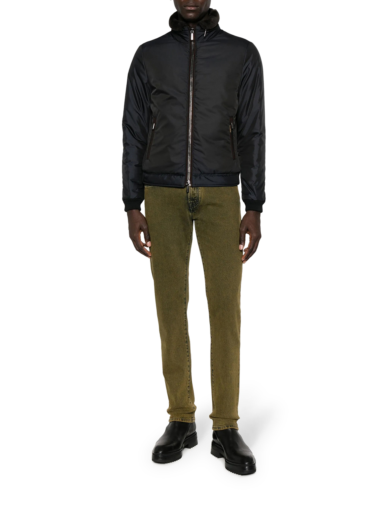 [Moorer] Bomber Jacket FW26 MOUBO100189TEPA022U0498 BLU