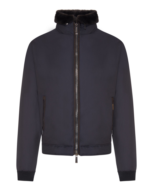 [Moorer] Bomber Jacket FW26 MOUBO100189TEPA022U0498 BLU