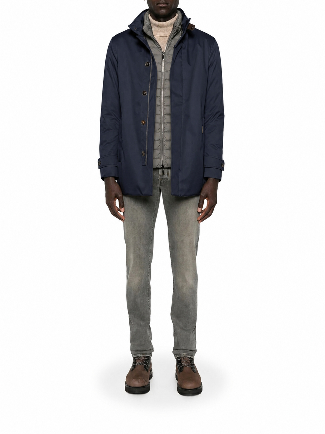 [Moorer] Down Jacket FW26 MOUGI101206TEPA011U0402 DARK BLU