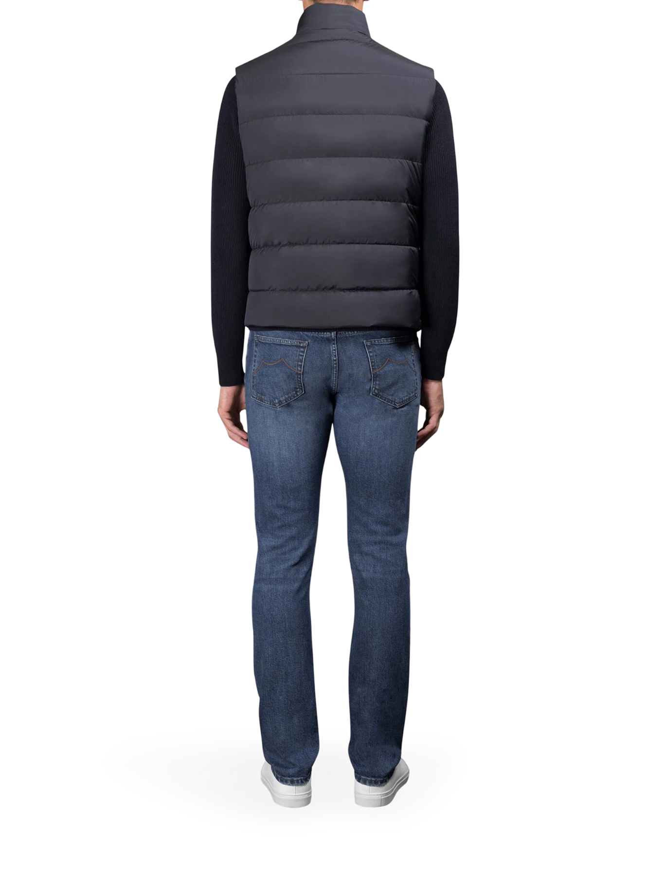 [Moorer] Down Vest FW26 MOUGI101221TEPA228V1980 BLU GREY
