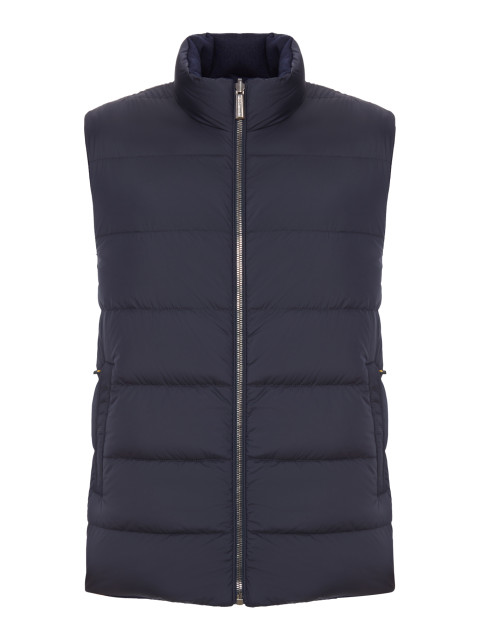 [Moorer] Down Vest FW26 MOUGI101221TEPA228V1980 BLU GREY