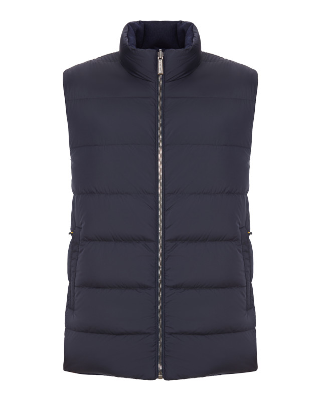 [Moorer] Down Vest FW26 MOUGI101221TEPA228V1980 BLU GREY