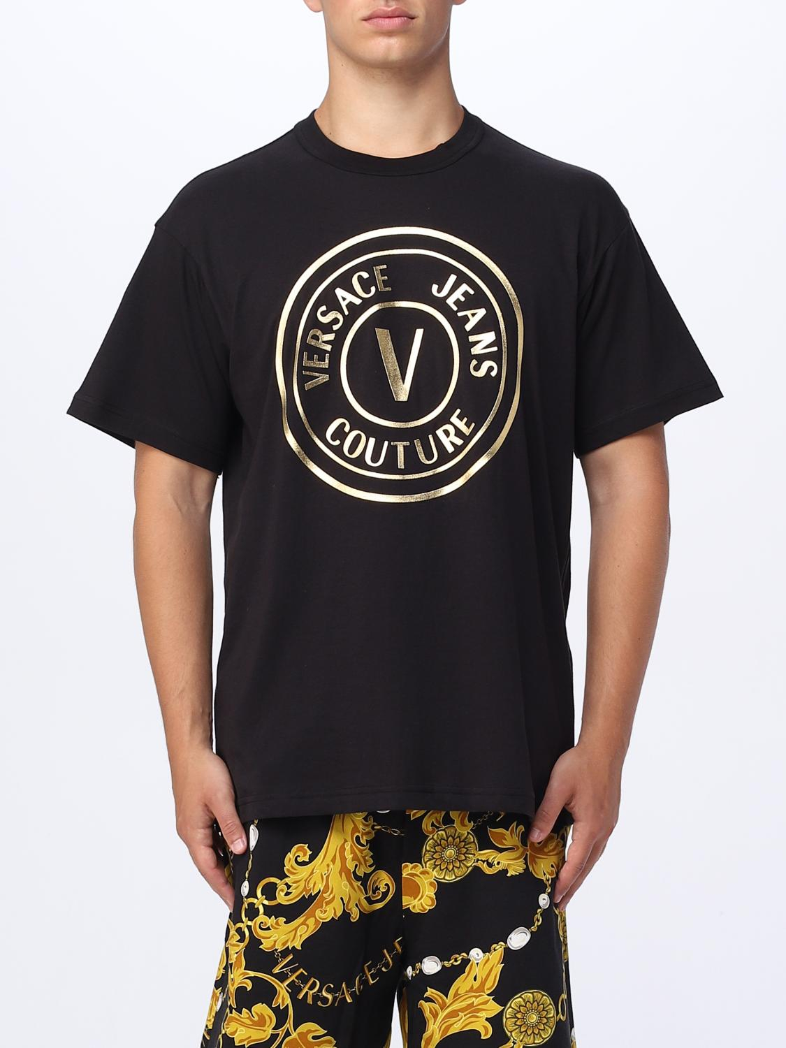 [VERSACE JEANS COUTURE] T-shirts Short Sleeve FW23 75GAHT05CJ00T G89