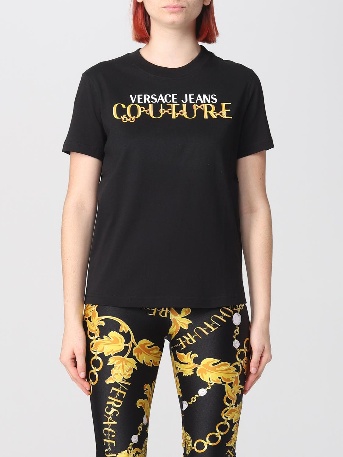 [VERSACE JEANS COUTURE] T-shirts Short Sleeve FW23 75HAHF01CJ00F G89