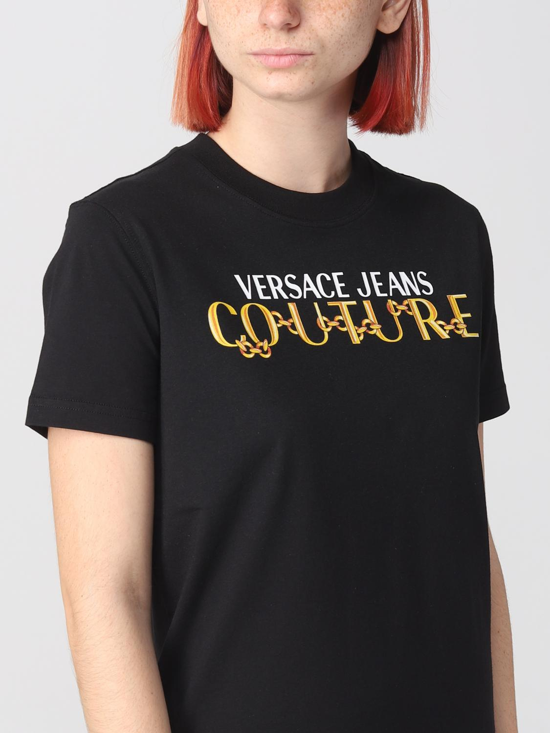 [VERSACE JEANS COUTURE] T-shirts Short Sleeve FW23 75HAHF01CJ00F G89