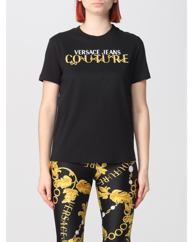 [VERSACE JEANS COUTURE] T-shirts Short Sleeve FW23 75HAHF01CJ00F G89