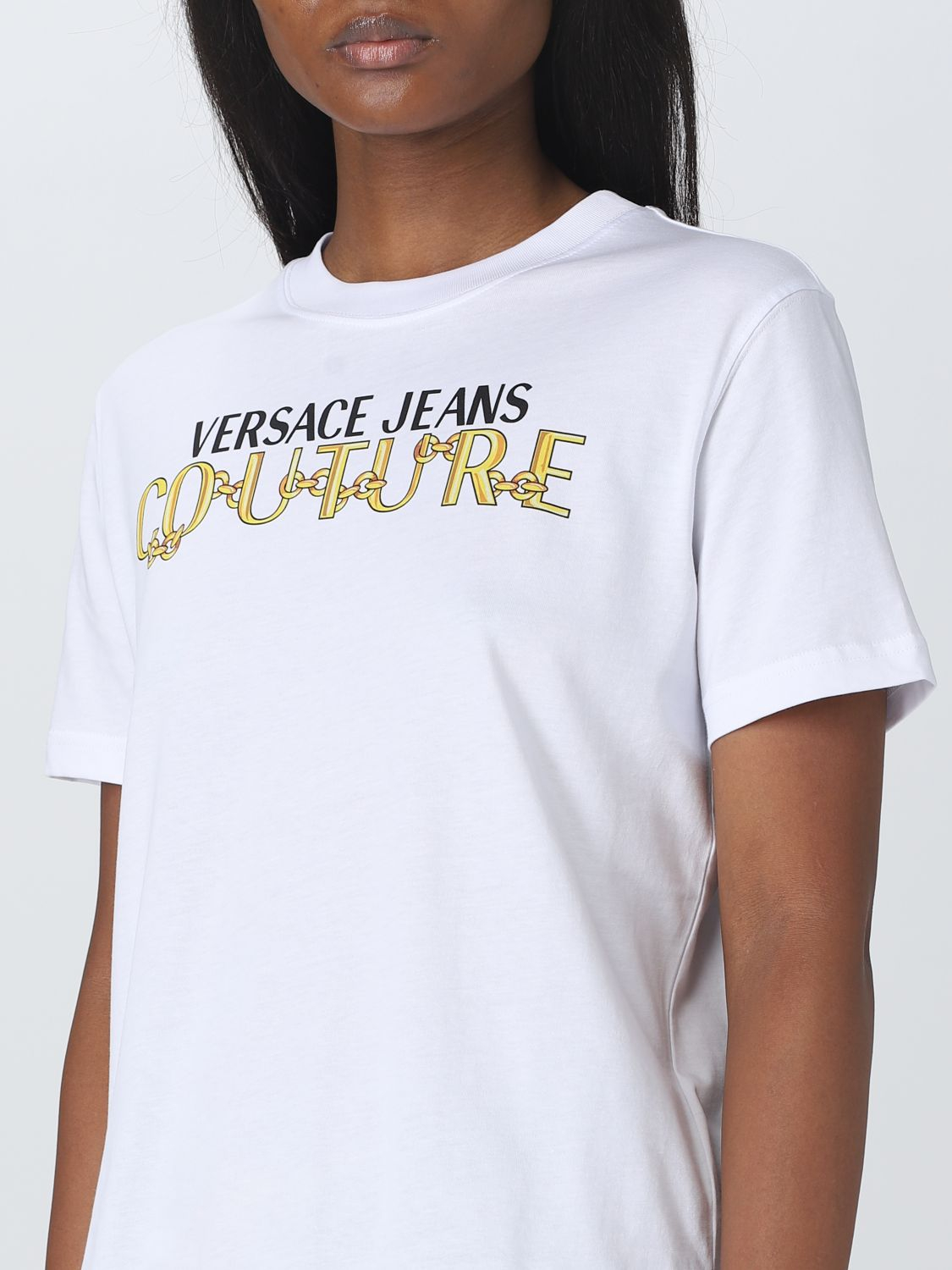 [VERSACE JEANS COUTURE] T-shirts Short Sleeve FW23 75HAHF01CJ00F G03
