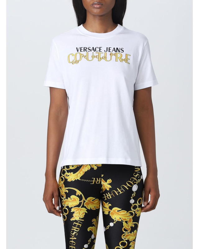 [VERSACE JEANS COUTURE] T-shirts Short Sleeve FW23 75HAHF01CJ00F G03