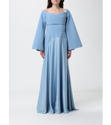 [Solace London] Long sleeve dress SS26 OS39001 SLATE BLUE