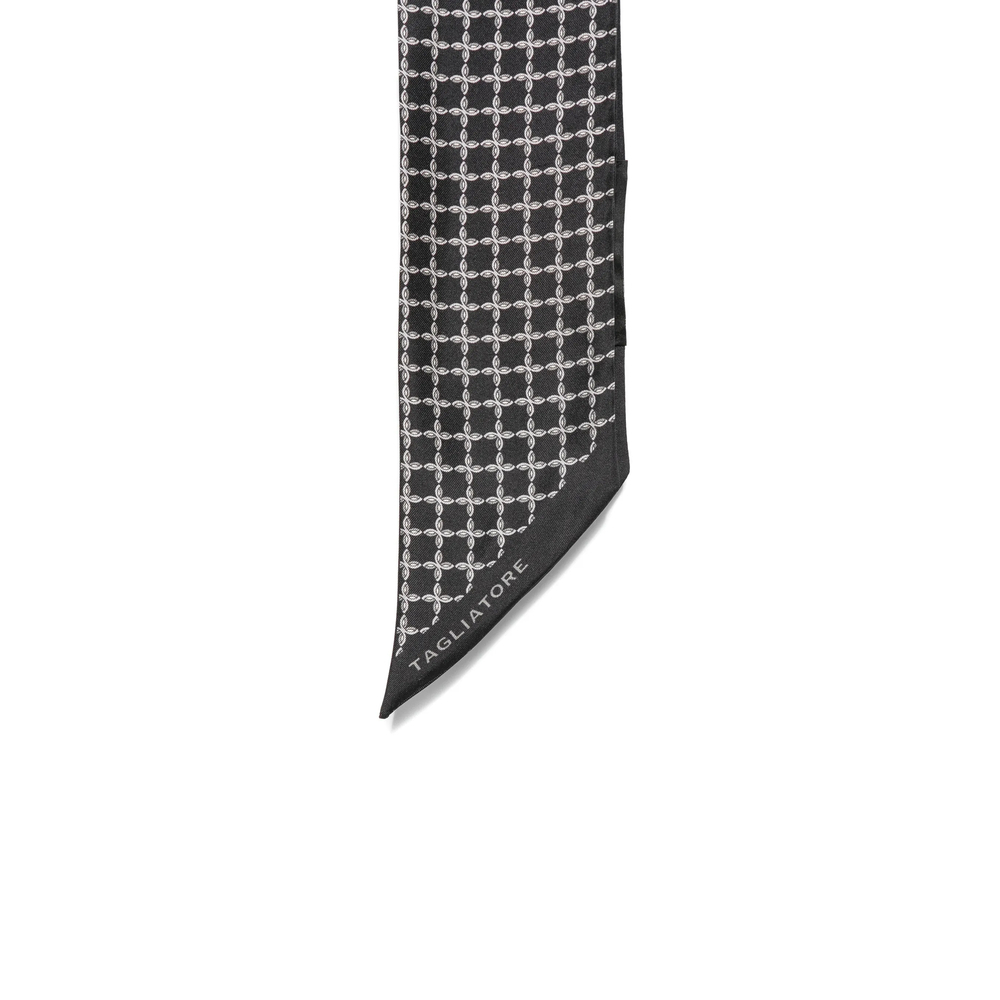 [TAGLIATORE] Scarf FW26 NTI26-02 FOULARD8 BLACK