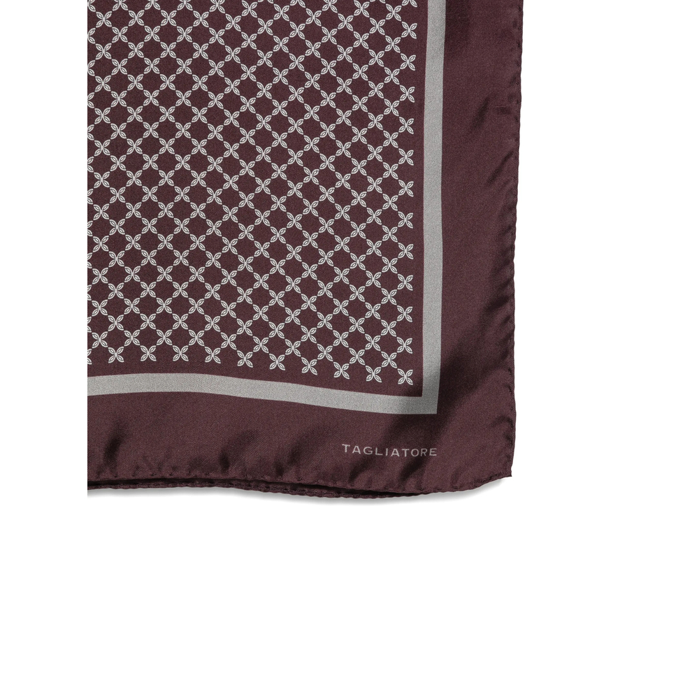[TAGLIATORE] Scarf FW26 NTI26-02 FOULARD90 WINE