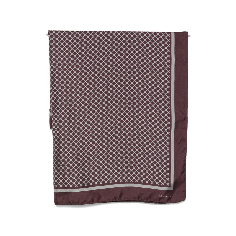 [TAGLIATORE] Scarf FW26 NTI26-02 FOULARD90 WINE
