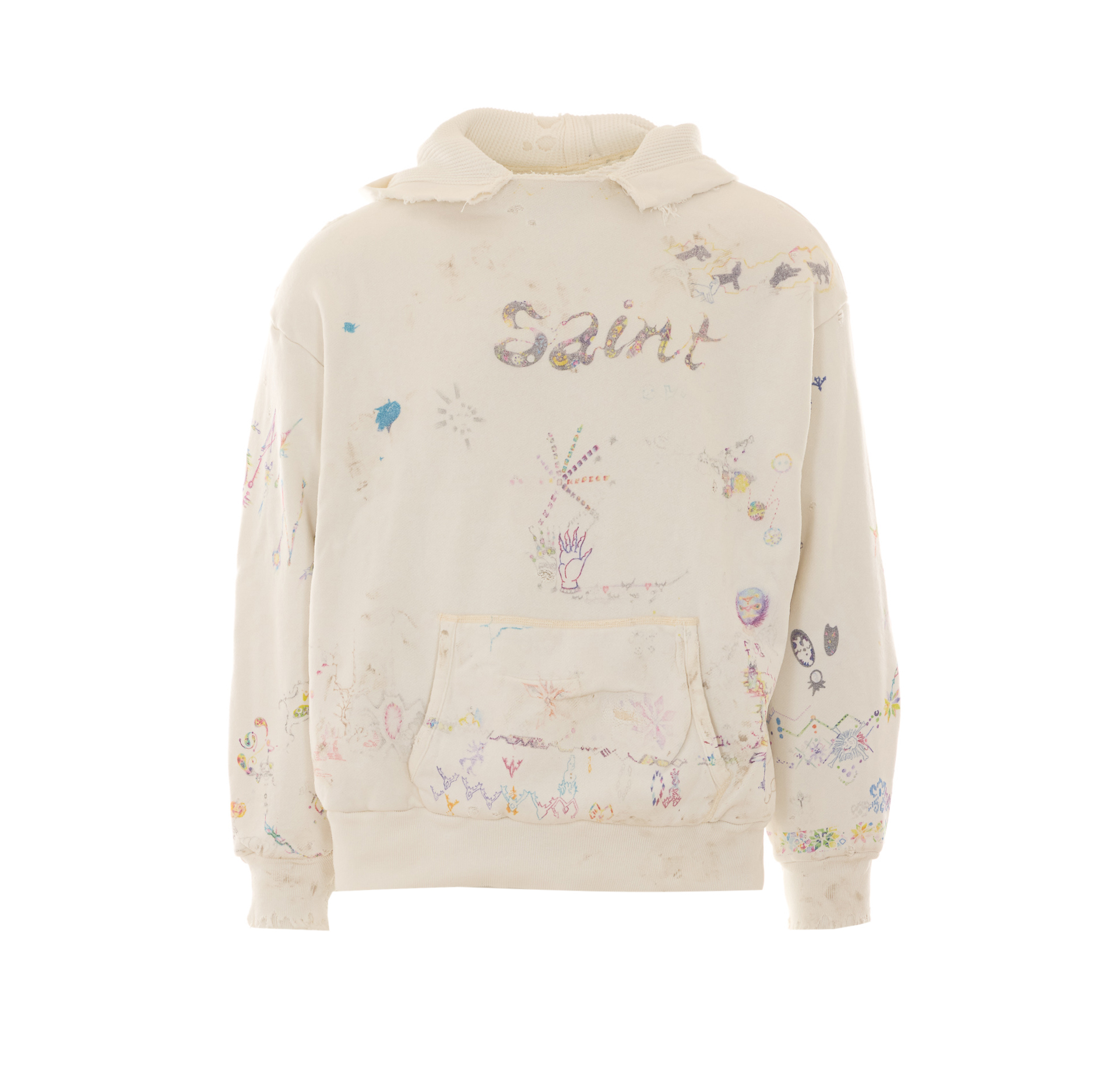 [SAINT MICHAEL] Sweatshirt SS26 SM-MK8-0000-C17WHITE