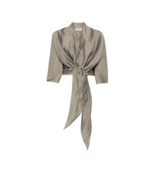 [Cortana] Jacket SS26 A1370GREYVISIONSTRIPES