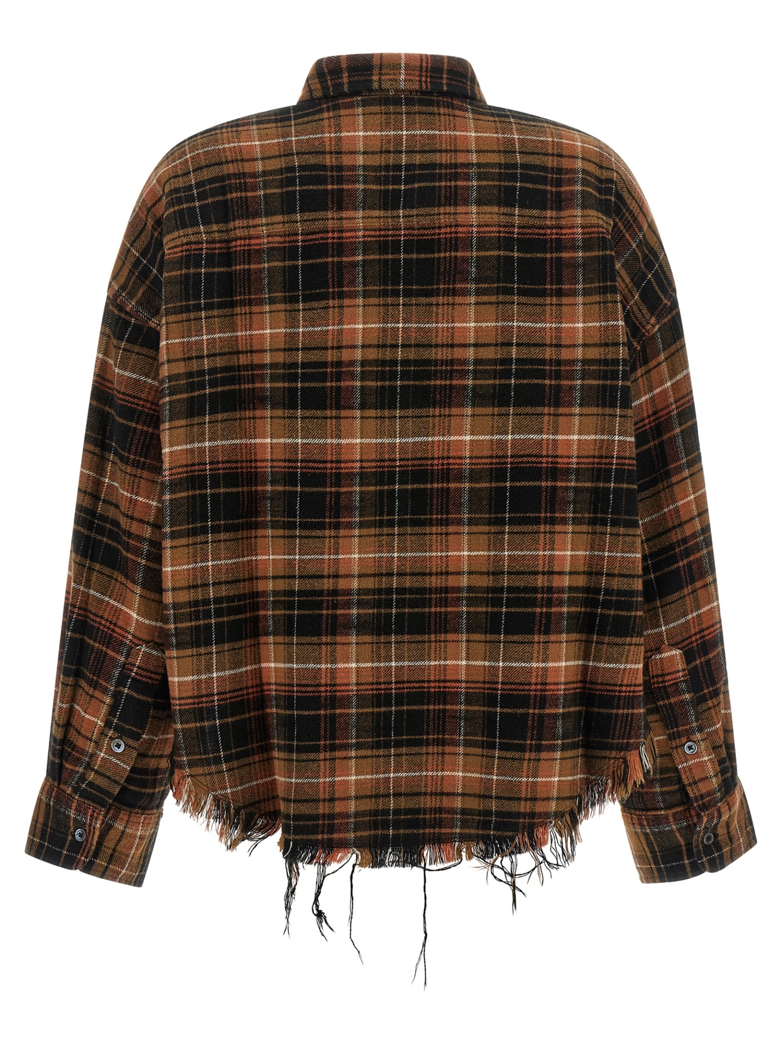 [R13] Shirts Long Sleeve FW26 R13WR150R858BLIGHTBROWNBLACKPLAID