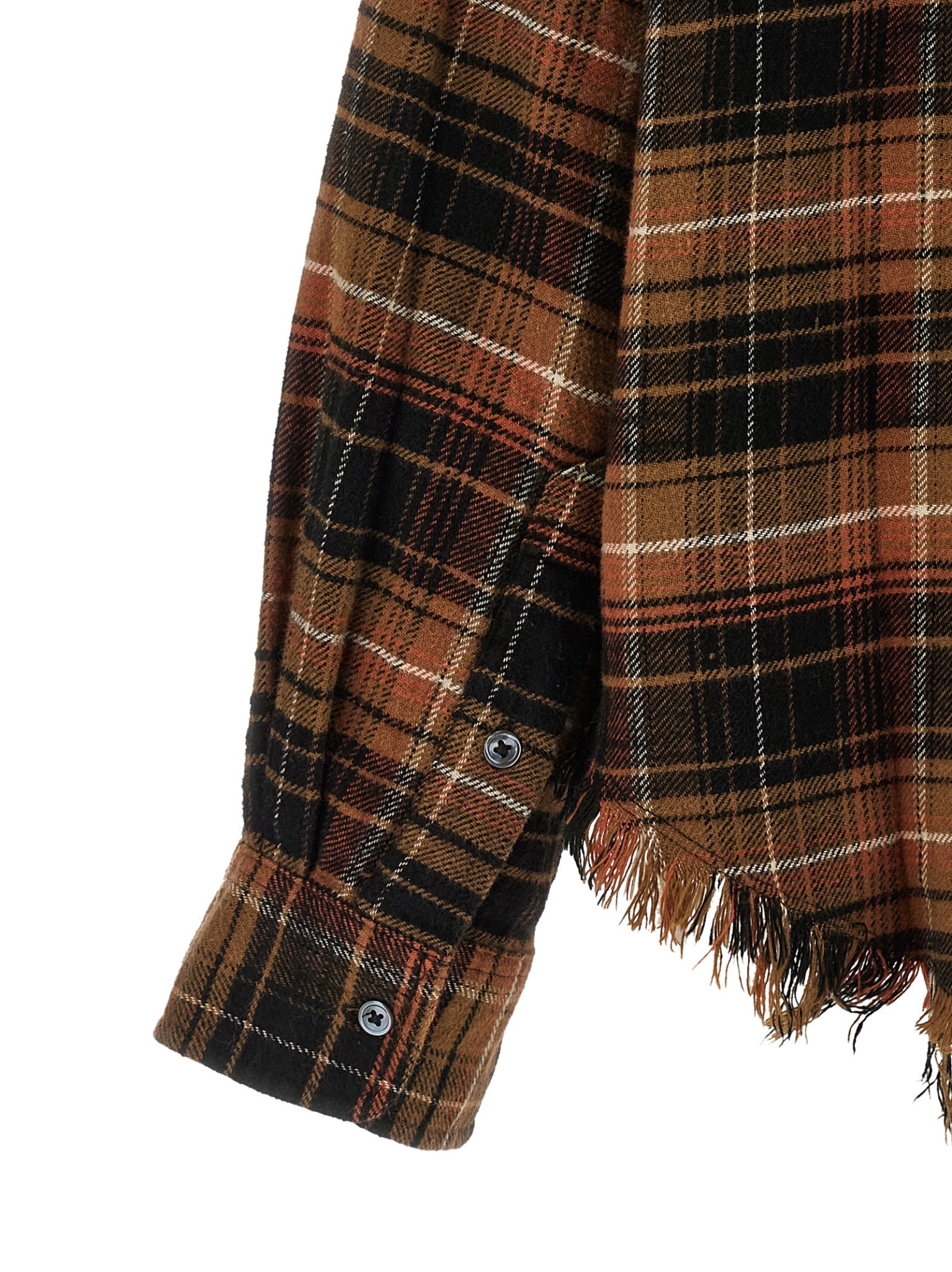 [R13] Shirts Long Sleeve FW26 R13WR150R858BLIGHTBROWNBLACKPLAID